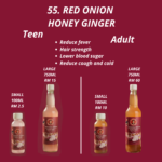 55. Red Onion Honey Ginger - Mr Bentong