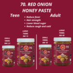 70. Red Onion Honey Paste - Mr Bentong
