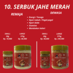10. Red Ginger Powder | Bubuk Jahe Merah | Serbuk Bara Halia - Mr Bentong - Image 2