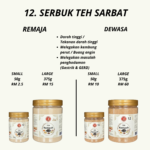 12. Ginger Tea Sarbat Powder | Bubuk Teh Jahe Rempah | Serbuk Teh Sarbat Halia - Mr Bentong - Image 4