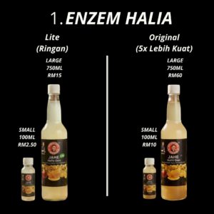 1. Enzem Halia Jus - Mr Bentong - [ORIGINAL/LITE] 100ml/750ml