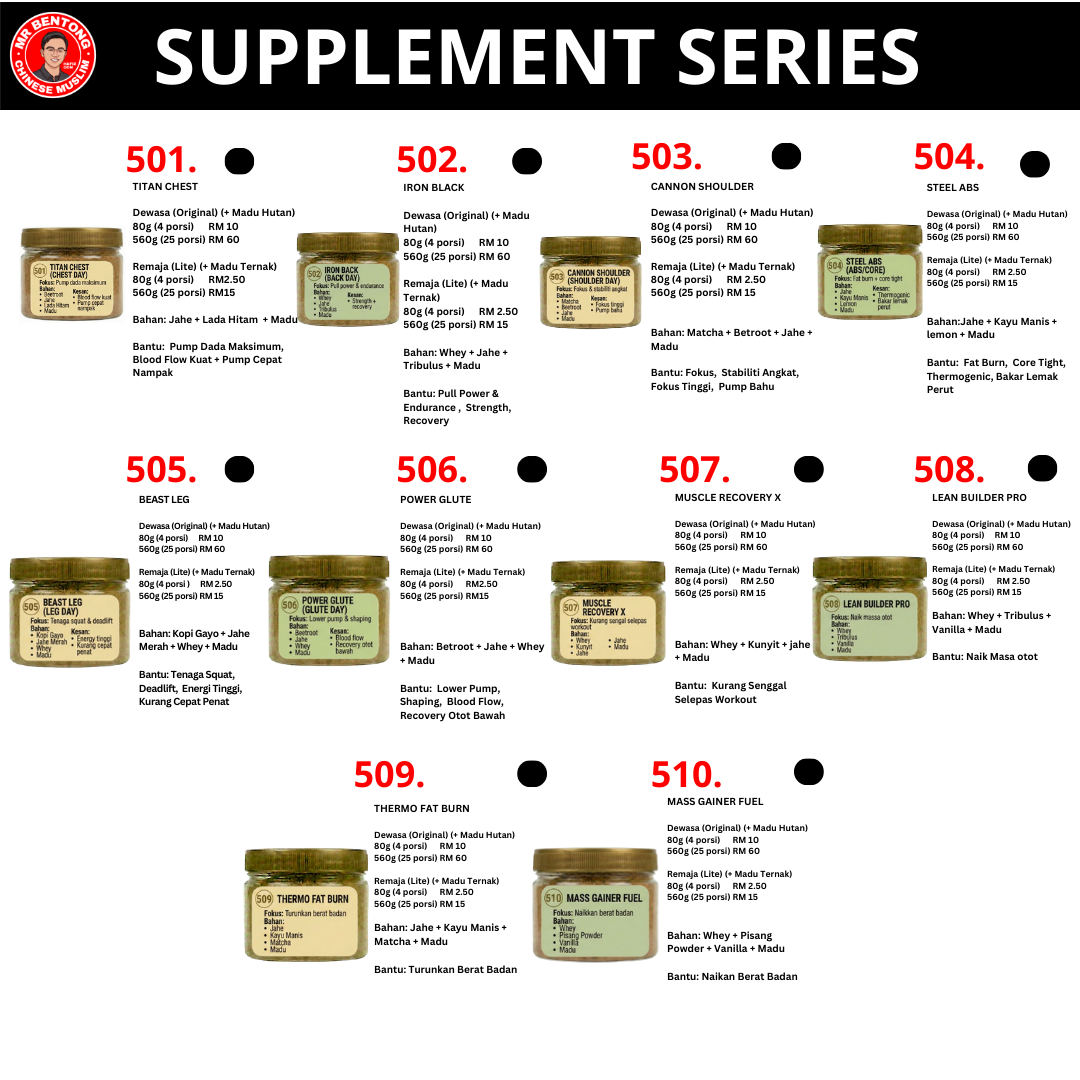 284 Mr. Bentong Suplemen / Supplement Series (501-600) - Madu Olahraga & Kebugaran - Image 1