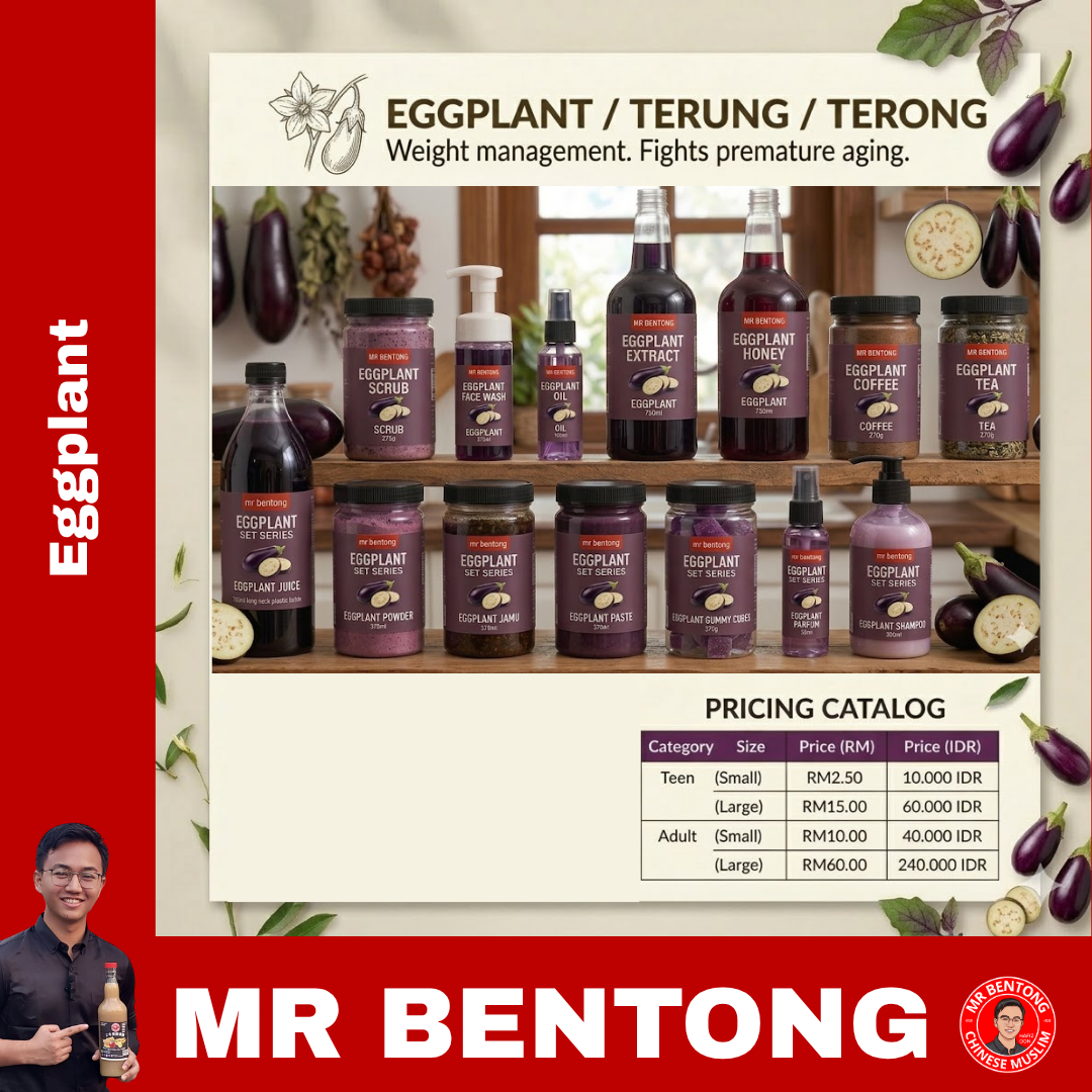 106 67. Pure Eggplant / Terung / Terong Series - Mr Bentong - Image 1
