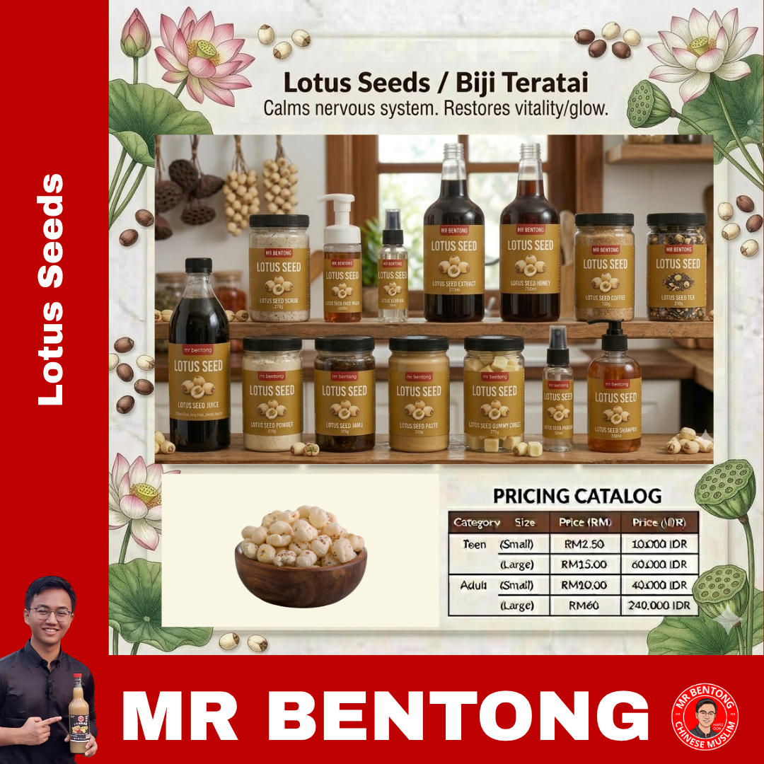106 98. Pure Lotus Seeds / Biji Teratai Series - Mr Bentong - Image 1
