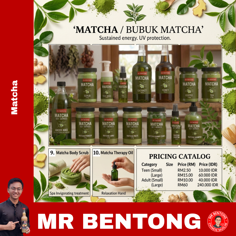 136 38. Pure Matcha / Bubuk Matcha Series - Mr Bentong - Image 1