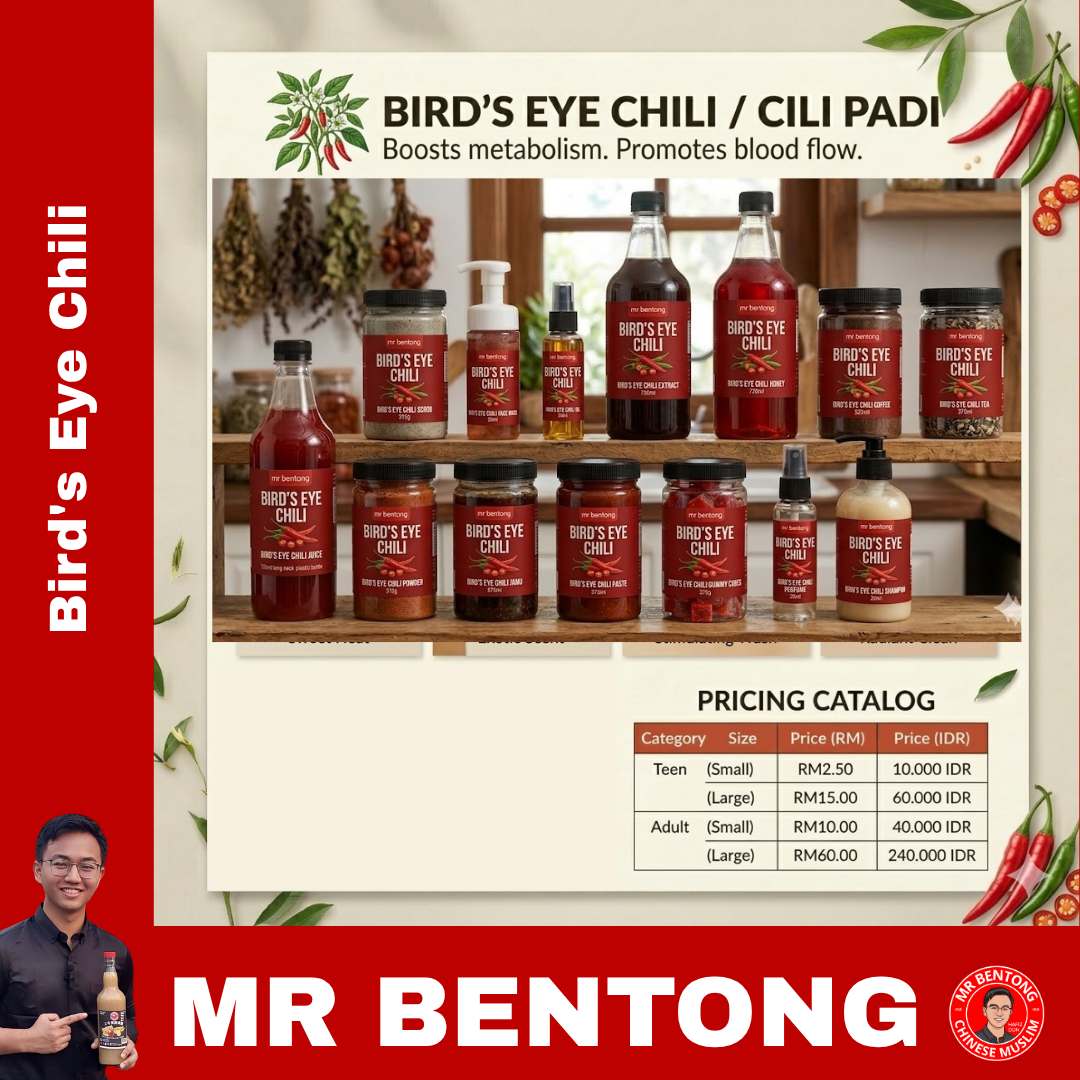 258 17. Pure Bird's Eye Chili / Cili Padi Series - Mr Bentong - Image 1