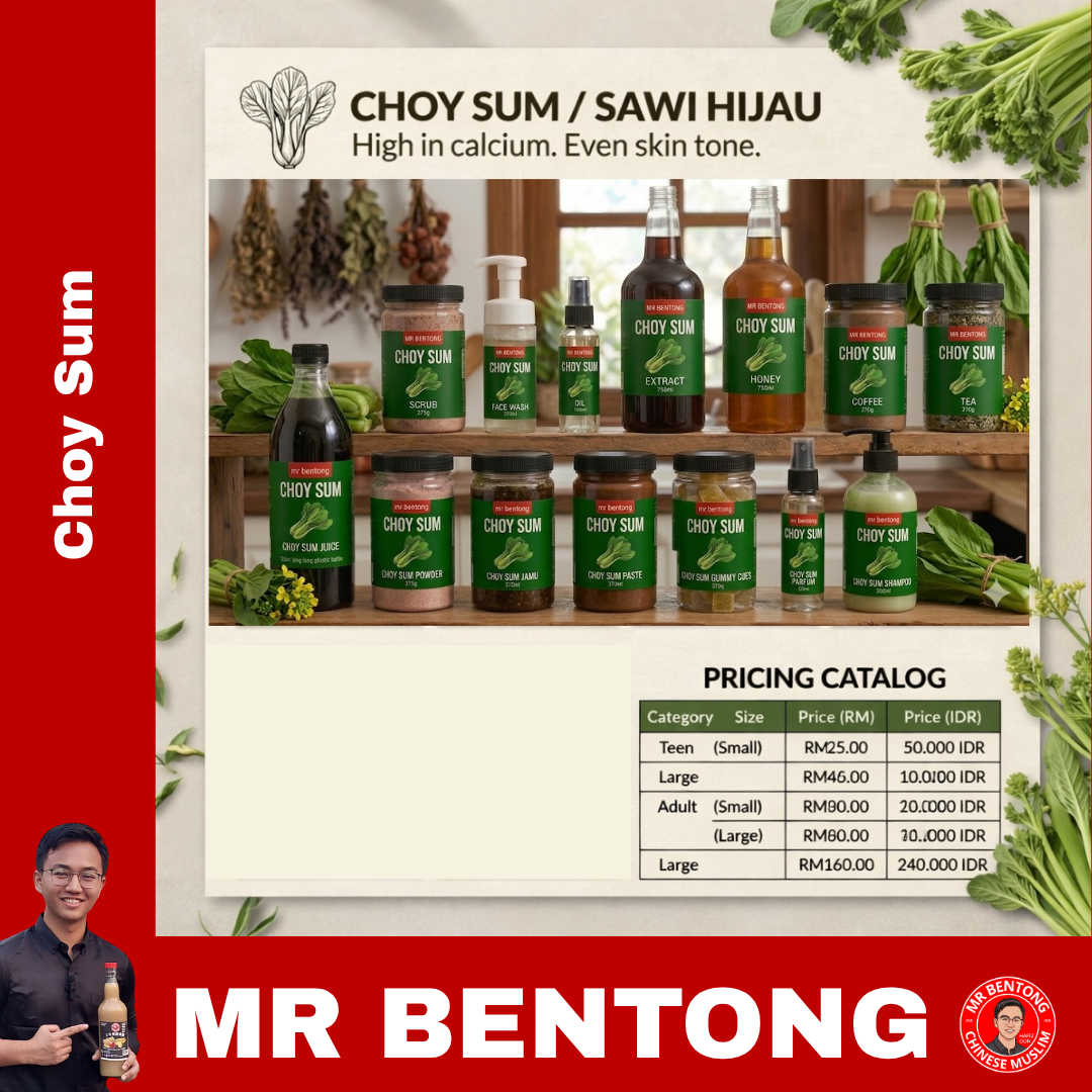 271 78. Pure Choy Sum / Sawi Hijau Series - Mr Bentong - Image 1
