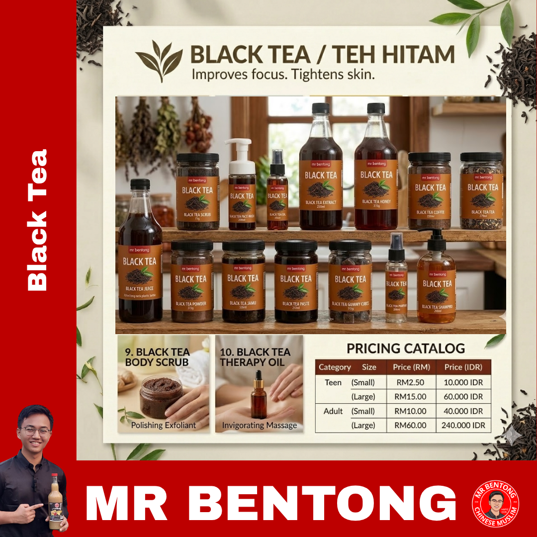 407 27. Pure Black Tea / Teh Hitam Series - Mr Bentong - Image 1