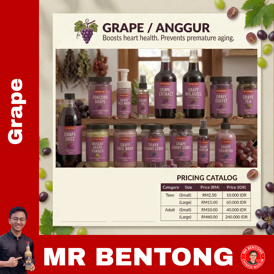 436 58. Grape / Anggur Series - Mr Bentong - Image 1