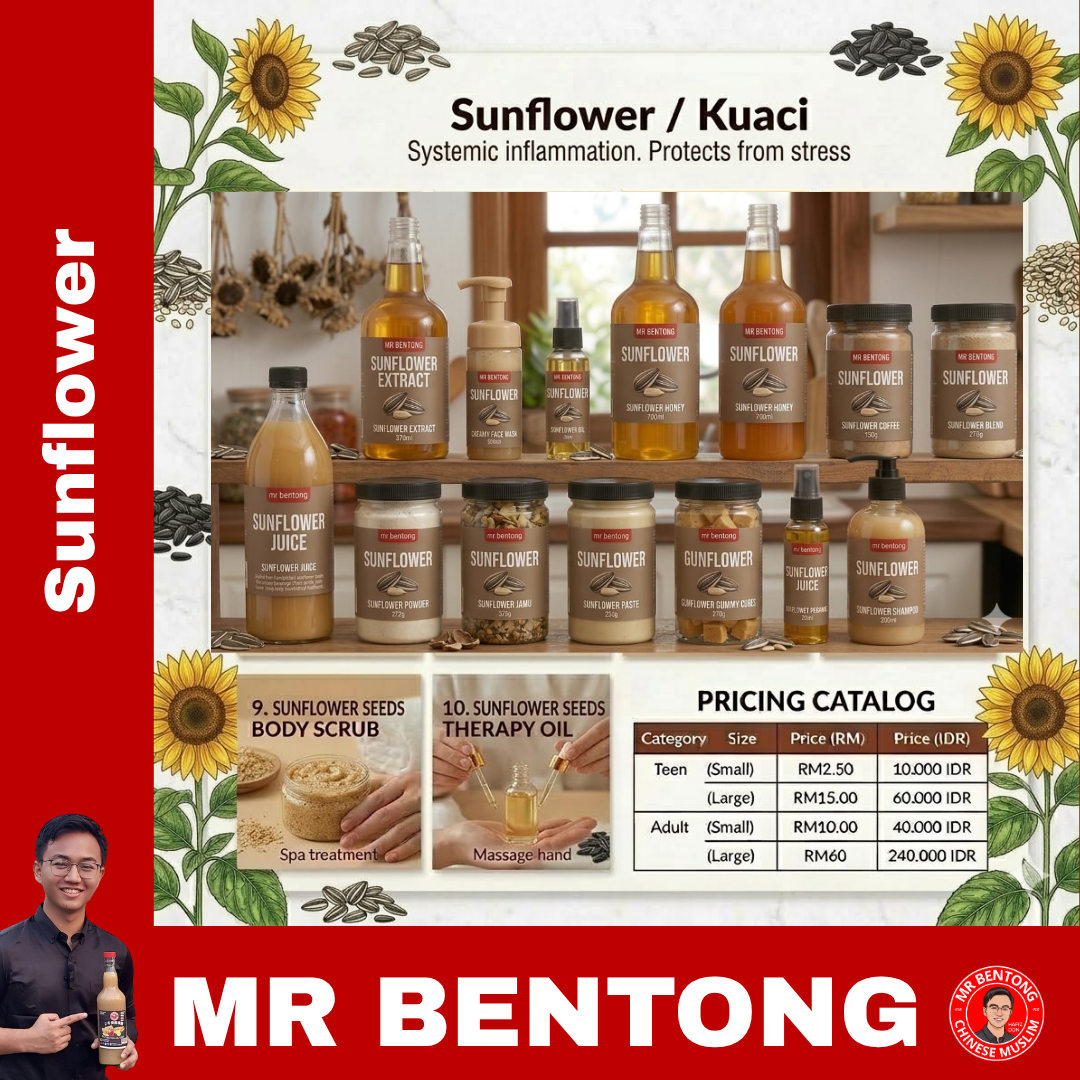 451 90. Pure Sunflower Seeds / Biji Bunga Matahari Series - Mr Bentong - Image 1