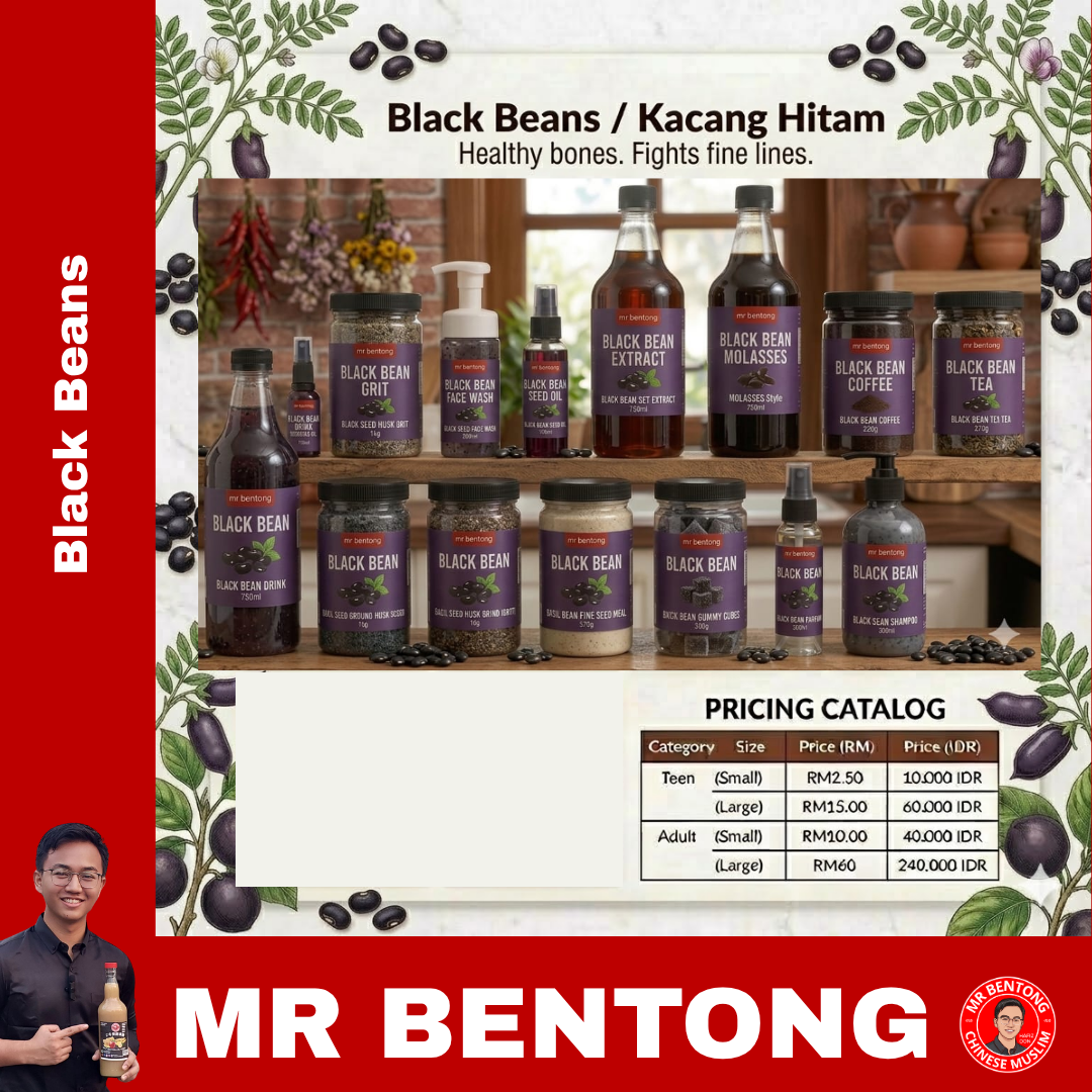 46 94. Pure Black Beans / Kacang Hitam Series - Mr Bentong - Image 1