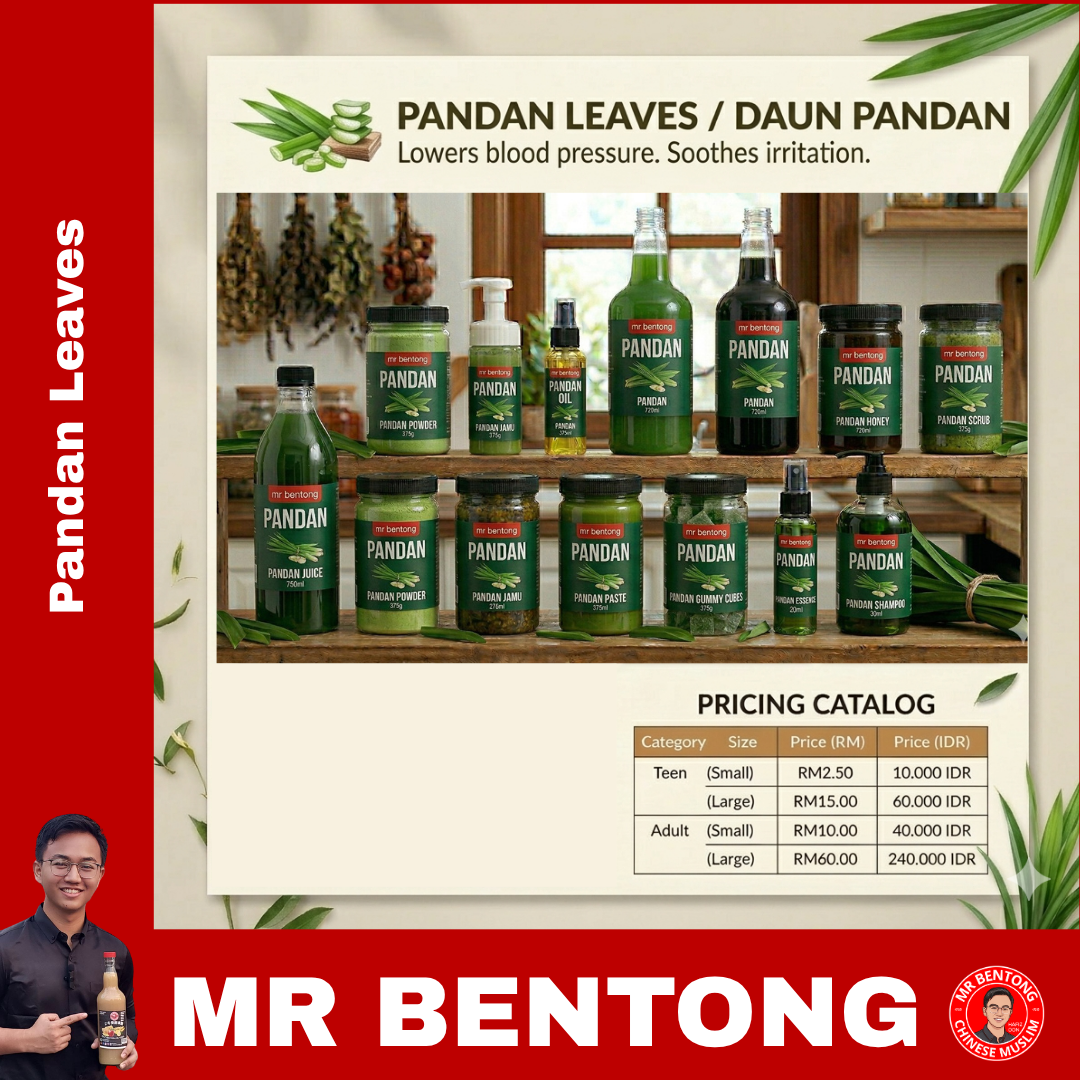 93 6. Pure Pandan Leaves / Daun Pandan Series - Mr Bentong - Image 1