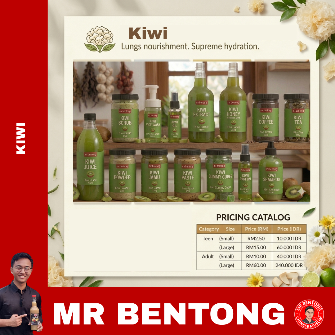 Part 2 CATALOUGE INGGRIDIENT SERIES (1080 x 1080 px) 37. Kiwi Series - Mr Bentong - Image 1