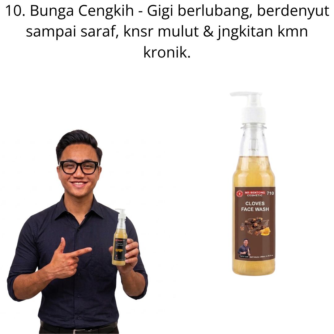 10 710. Face Wash Bunga Cengkih Mr Bentong - Image 1