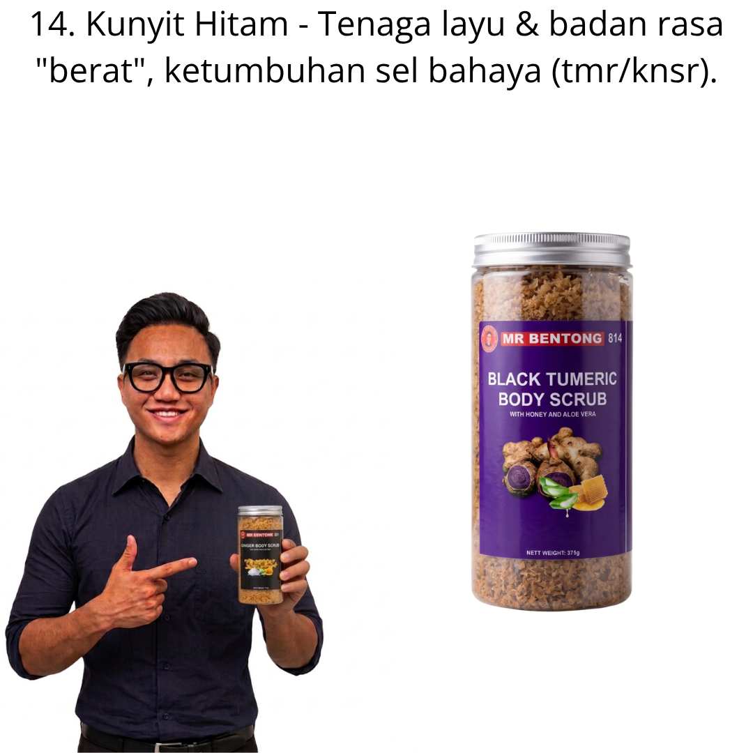 14 814. Body Scrub Kunyit Hitam Mr Bentong - Image 1