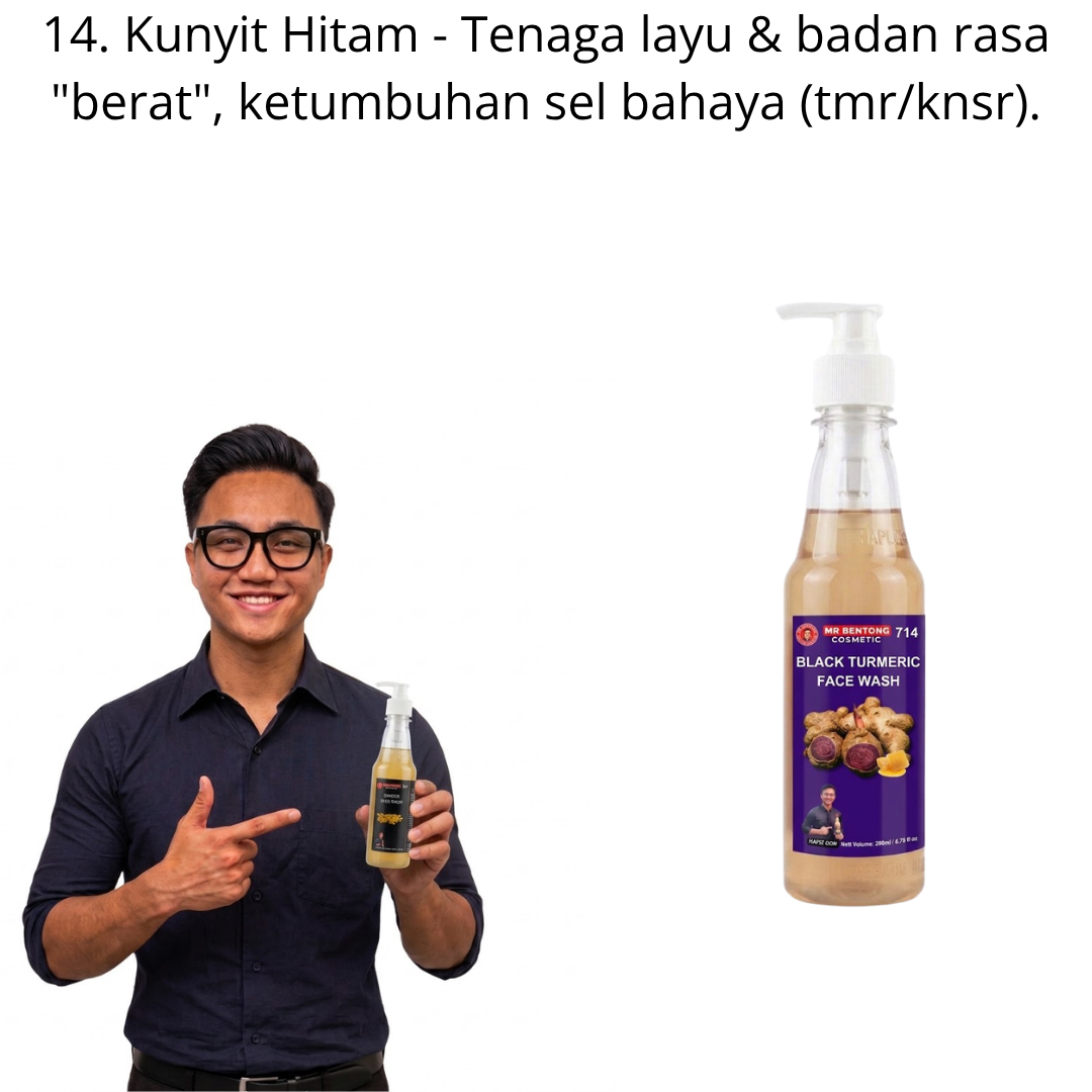 14 714. Face Wash Kunyit Hitam Mr Bentong - Image 1