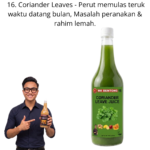 16. Jus Daun Ketumbar Halia Mr Bentong