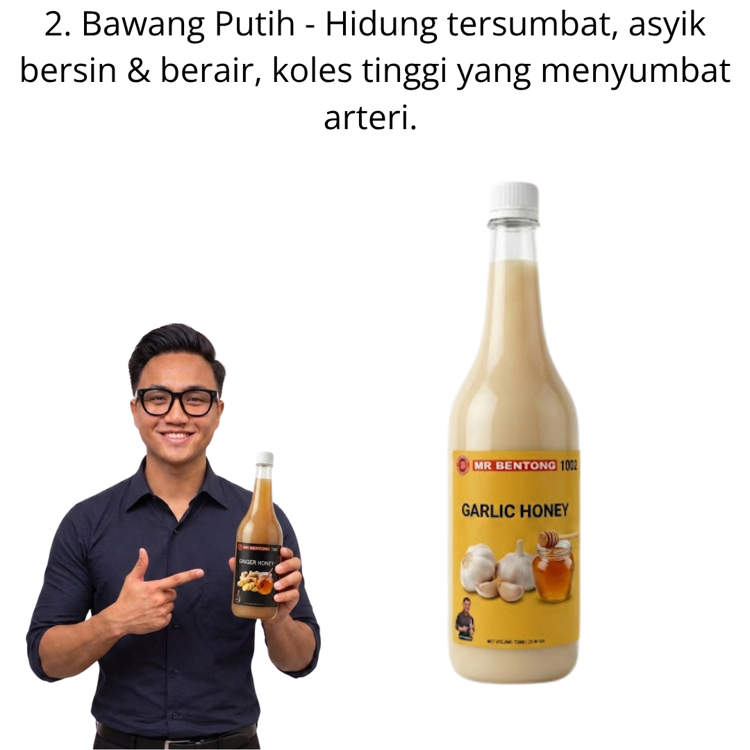 2 1002. Honey Bawang Putih Mr Bentong - Image 1
