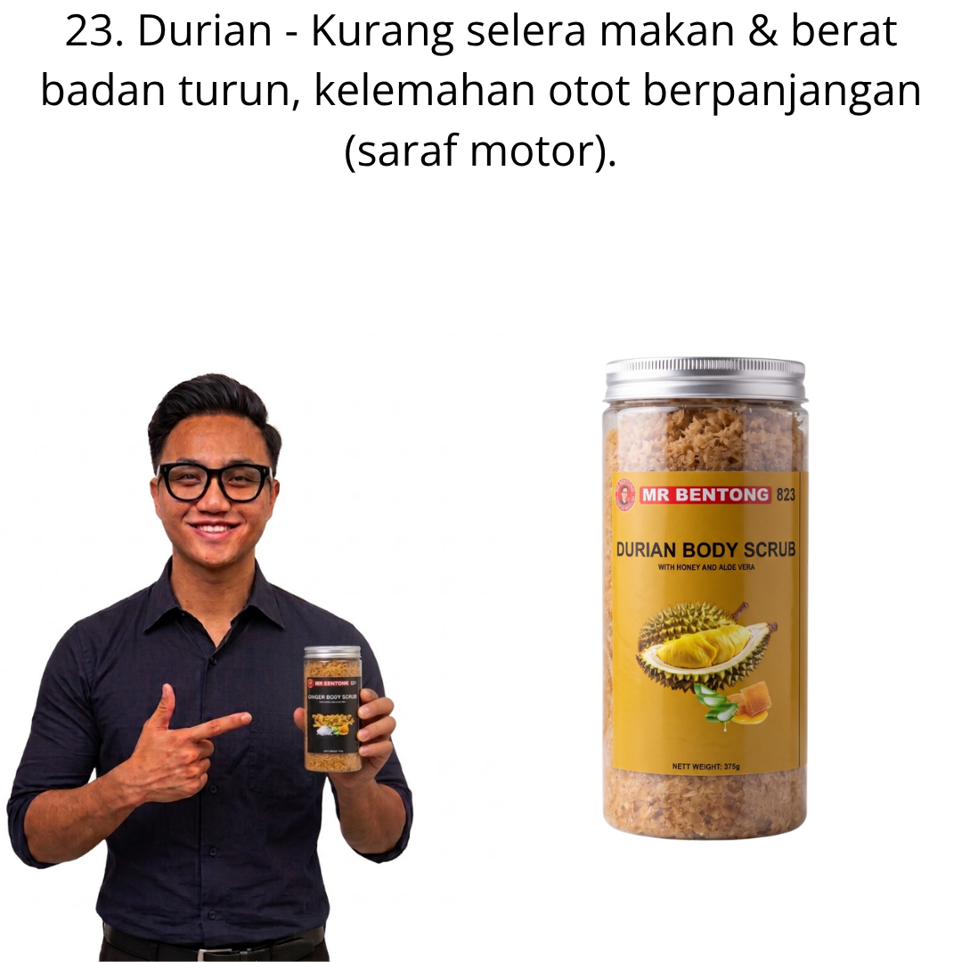 23 823. Body Scrub Durian Mr Bentong - Image 1