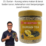 1323. Tea Durian Mr Bentong