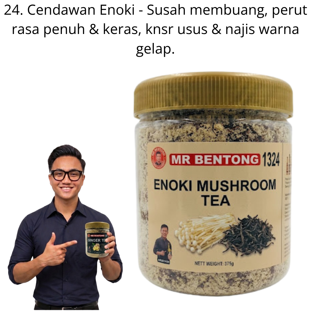 24 1324. Tea Cendawan Enoki Mr Bentong - Image 1