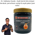 226. Jamu Habbatus Sauda Mr Bentong