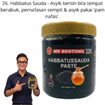 326. Pes Habbatus Sauda Mr Bentong