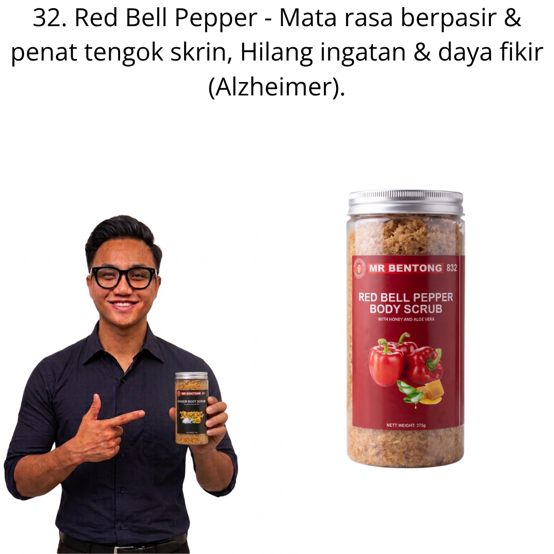 32 832. Body Scrub Lada Merah Mr Bentong - Image 1