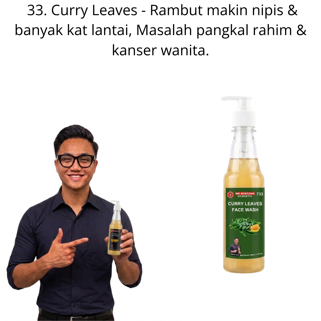 33 733. Face Wash Daun Kari Mr Bentong - Image 1