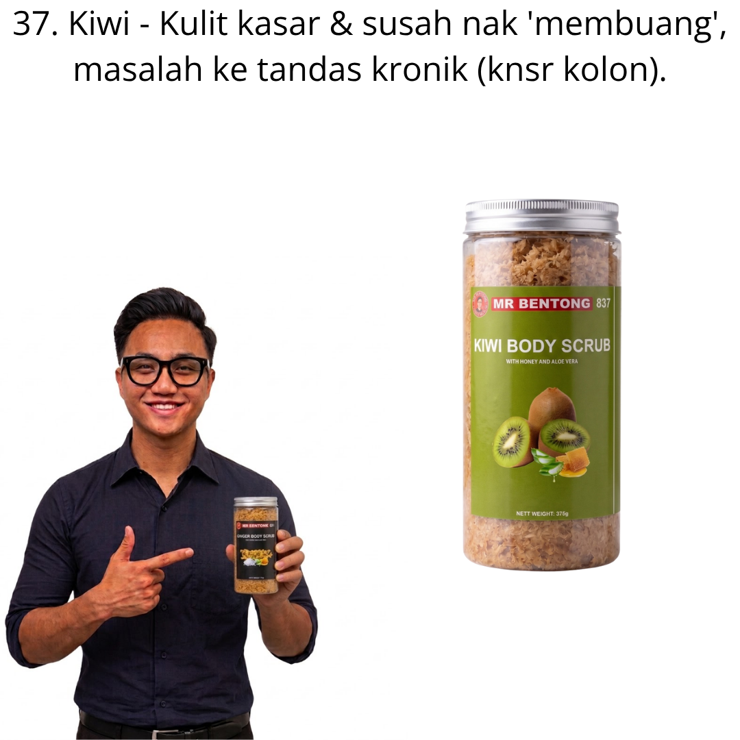37 837. Body Scrub Kiwi Mr Bentong - Image 1