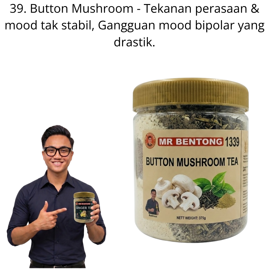 39 1339. Tea Cendawan Butang Mr Bentong - Image 1