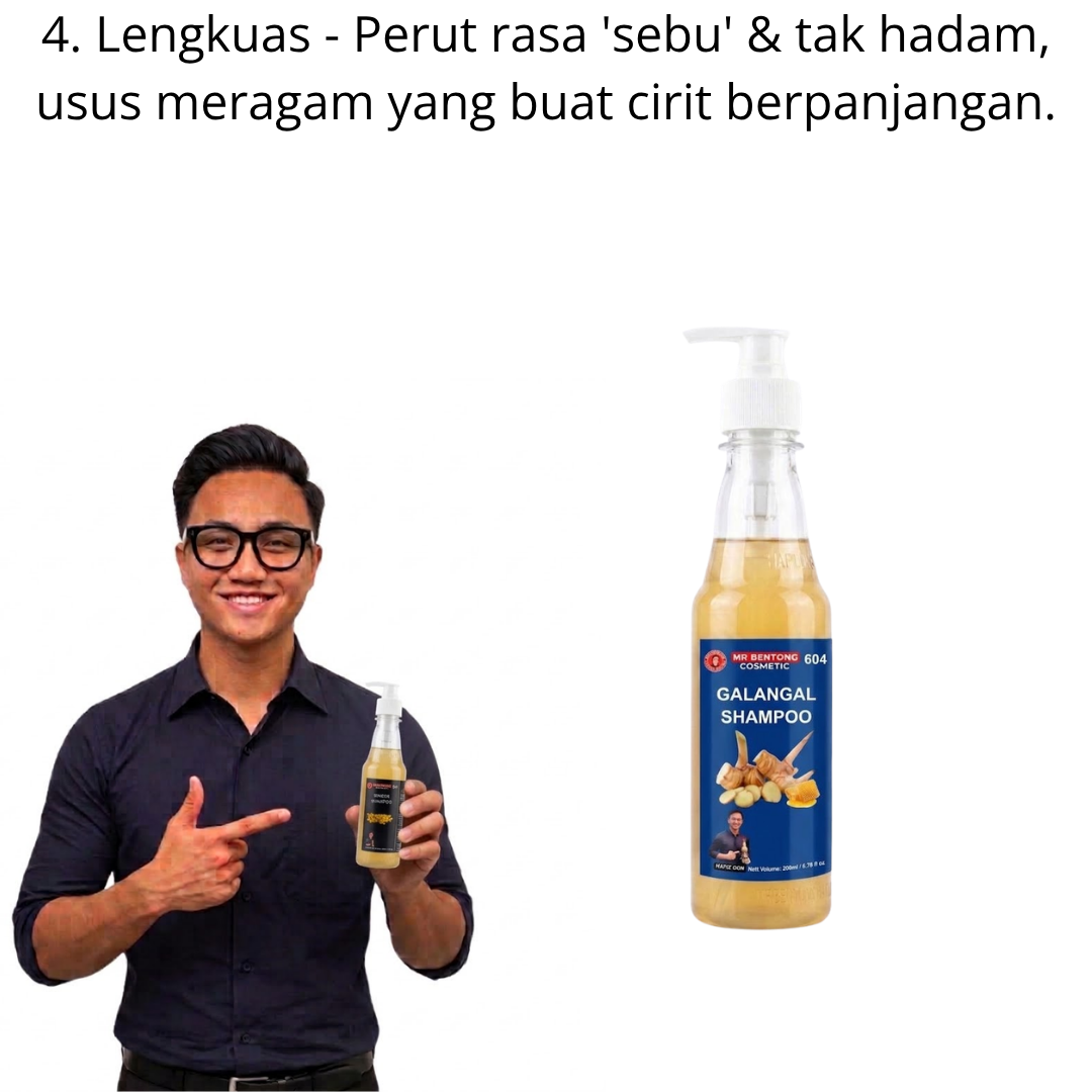4 604. Hair Shampo Lengkuas Mr Bentong - Image 1