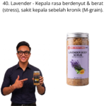 840. Body Scrub Lavender Mr Bentong