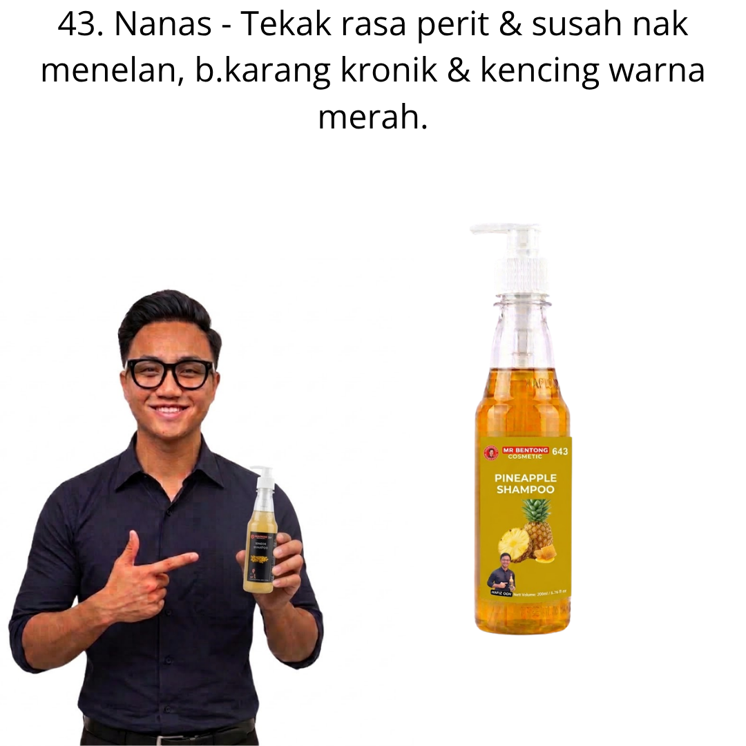 43 643. Hair Shampo Nanas Mr Bentong - Image 1