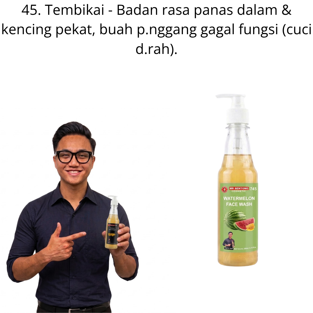 45 745. Face Wash Tembikai Mr Bentong - Image 1