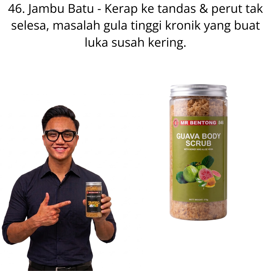 46 846. Body Scrub Jambu Batu Mr Bentong - Image 1