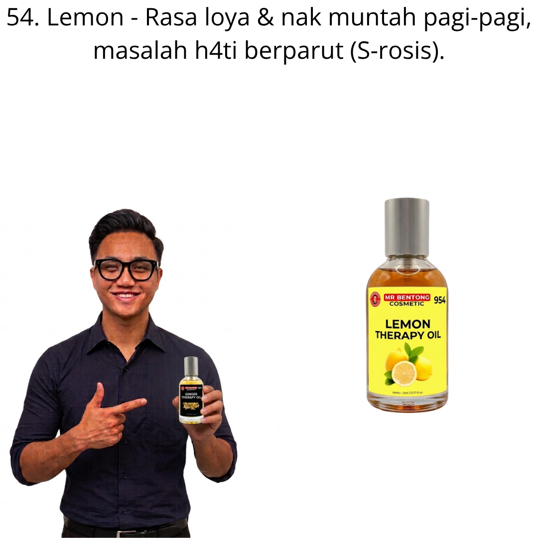 54 954. Therapy Oil Lemon Mr Bentong - Image 1