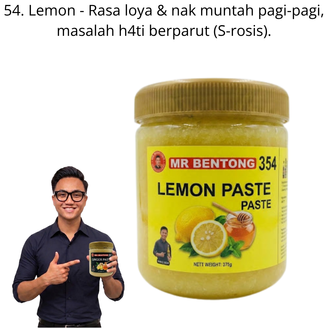 54 354. Pes Lemon Mr Bentong - Image 1