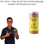 854. Body Scrub Lemon Mr Bentong