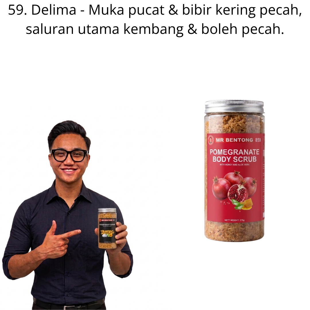 59 859. Body Scrub Delima Mr Bentong - Image 1