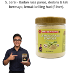 105. Serbuk Serai Halia Mr Bentong