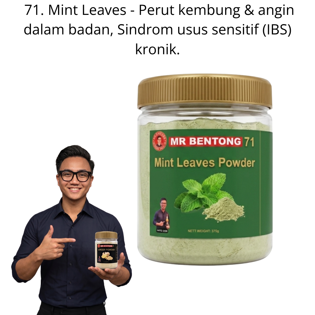 72 171. Serbuk Daun Pudina Mr Bentong - Image 1