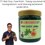 277. Jamu Sawi Pak Choy Mr Bentong