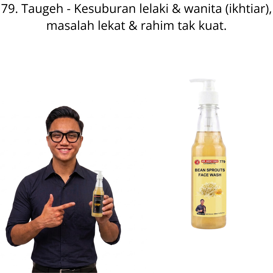 79 779. Face Wash Taugeh Mr Bentong - Image 1