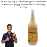 85. Jus Kacang Gajus Halia Mr Bentong