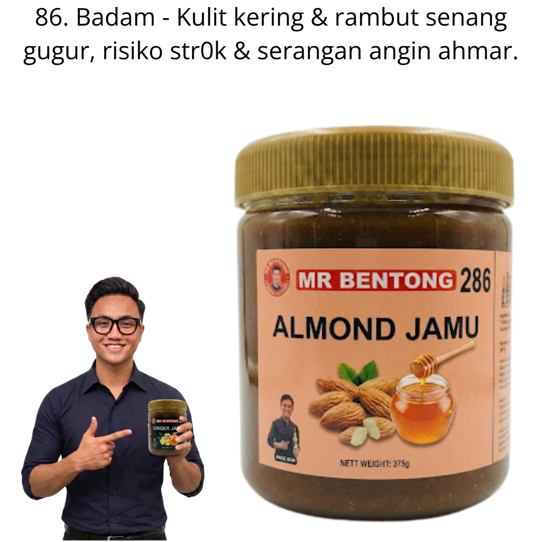 86 286. Jamu Badam Mr Bentong - Image 1
