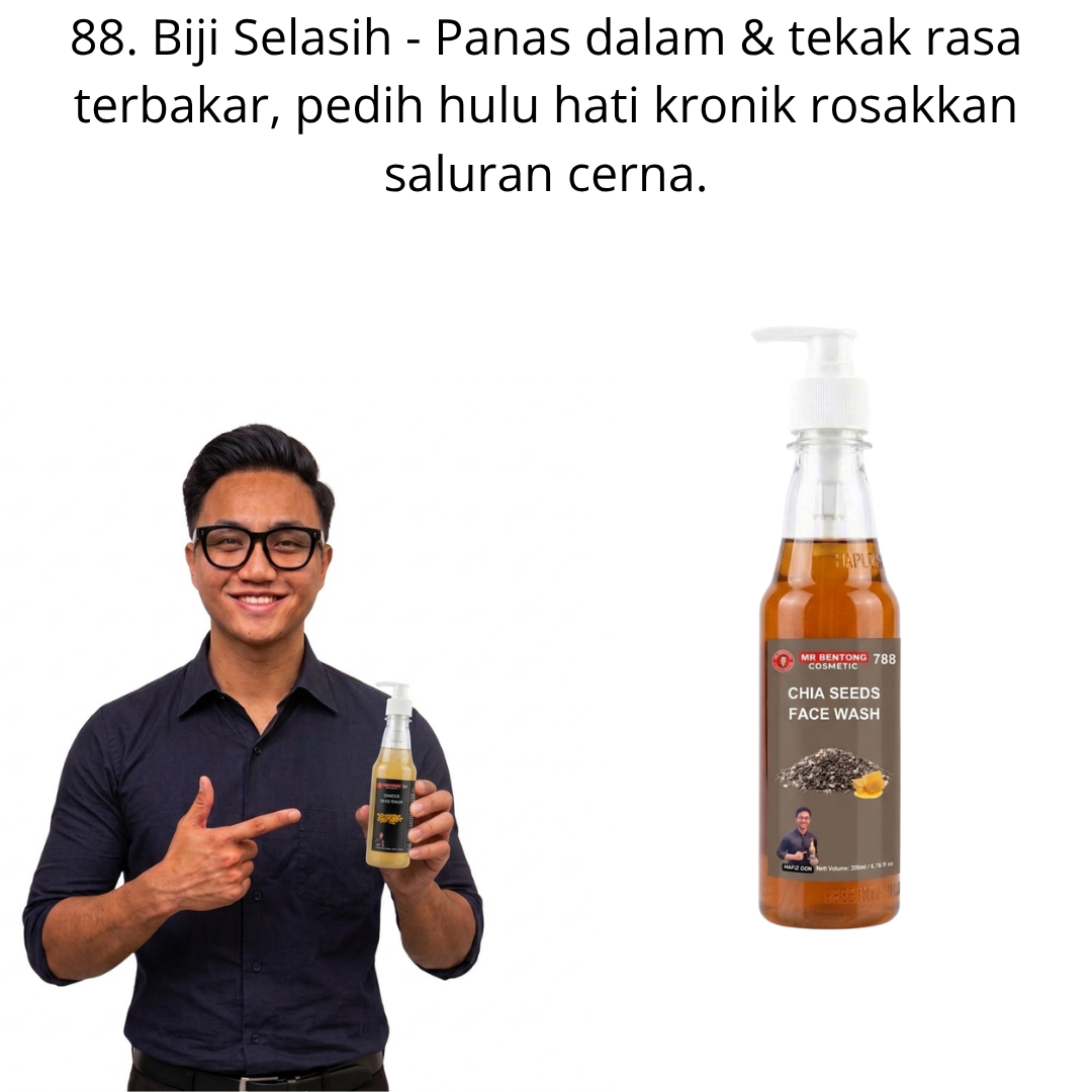 88 788. Face Wash Biji Selasih Mr Bentong - Image 1