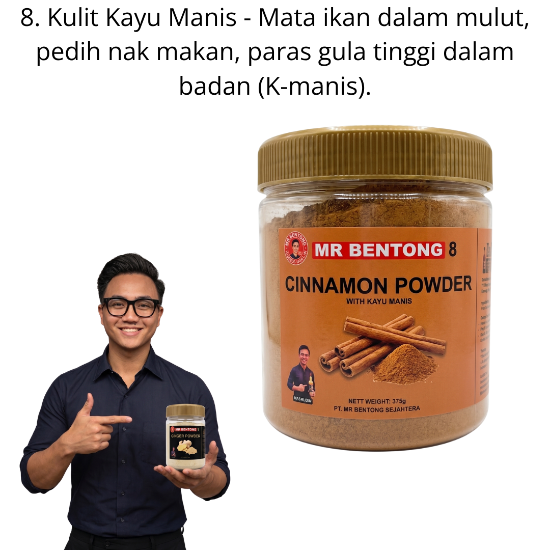 9 108. Serbuk Kulit Kayu Manis Mr Bentong - Image 1