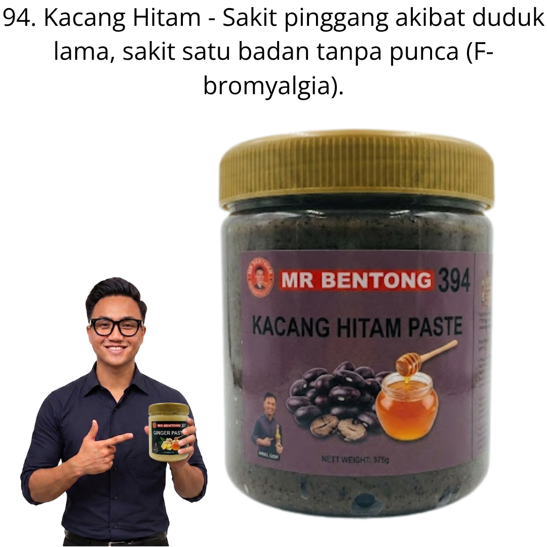 94 394. Pes Kacang Hitam Mr Bentong - Image 1