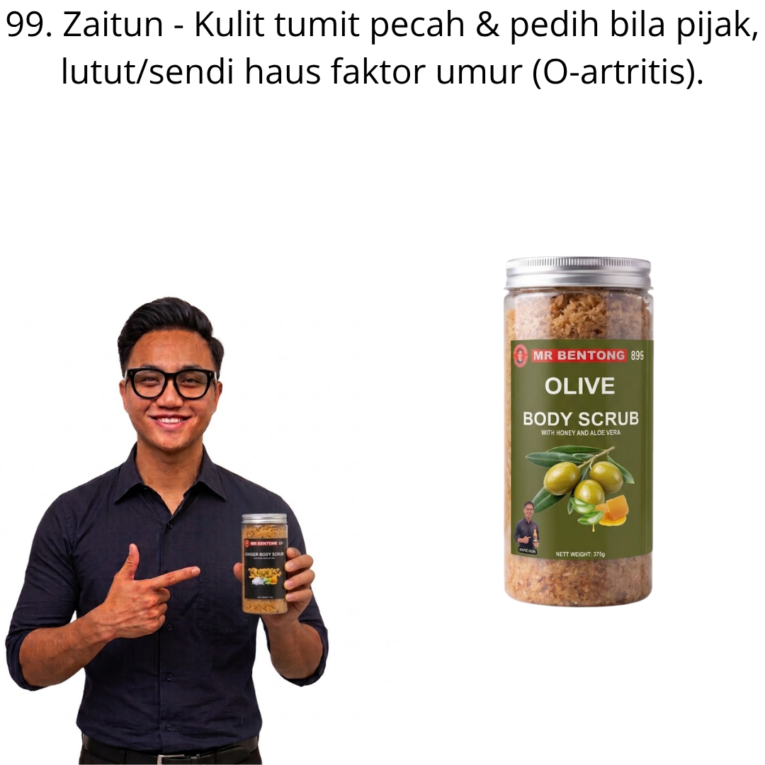 99 899. Body Scrub Zaitun Mr Bentong - Image 1